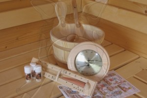 Sauna accessoires set