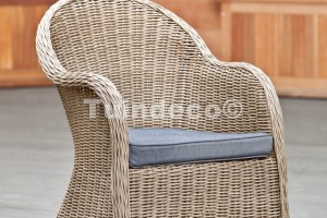 Wicker stoel Saint-Nazaire bruin