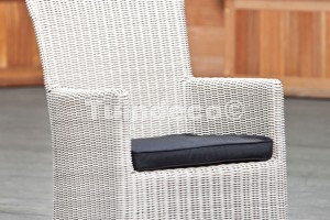 Wicker stoel Bellano oud grijs