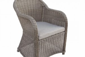 Wicker luxe stoel Davidson donker bruin