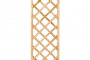 Trellis met lijst en diagonale lamellen h180xb60cm