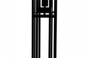 Costa laterna pilar zwart 230v