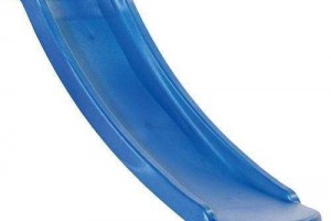 glijbaan kunstof blauw 130cm