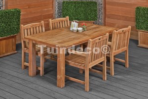 Teak dinner tafel Modern 250x100cm